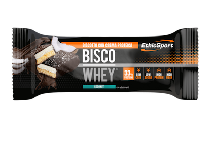 Ethicsport - Bisco Whey Coconut - 40 grammi - Farmacia di Regoledo Srl