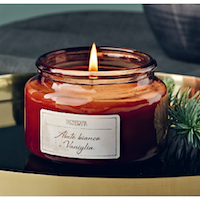 Nasoterapia - La prima Neve - Candela Abete Bianco e Vaniglia - 245g - Farmacia di Regoledo Srl