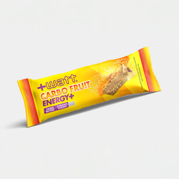 +Watt - Carbo Fruit Energy+ - Barretta energetica Frutta essiccata  40 grammi - Farmacia di Regoledo Srl