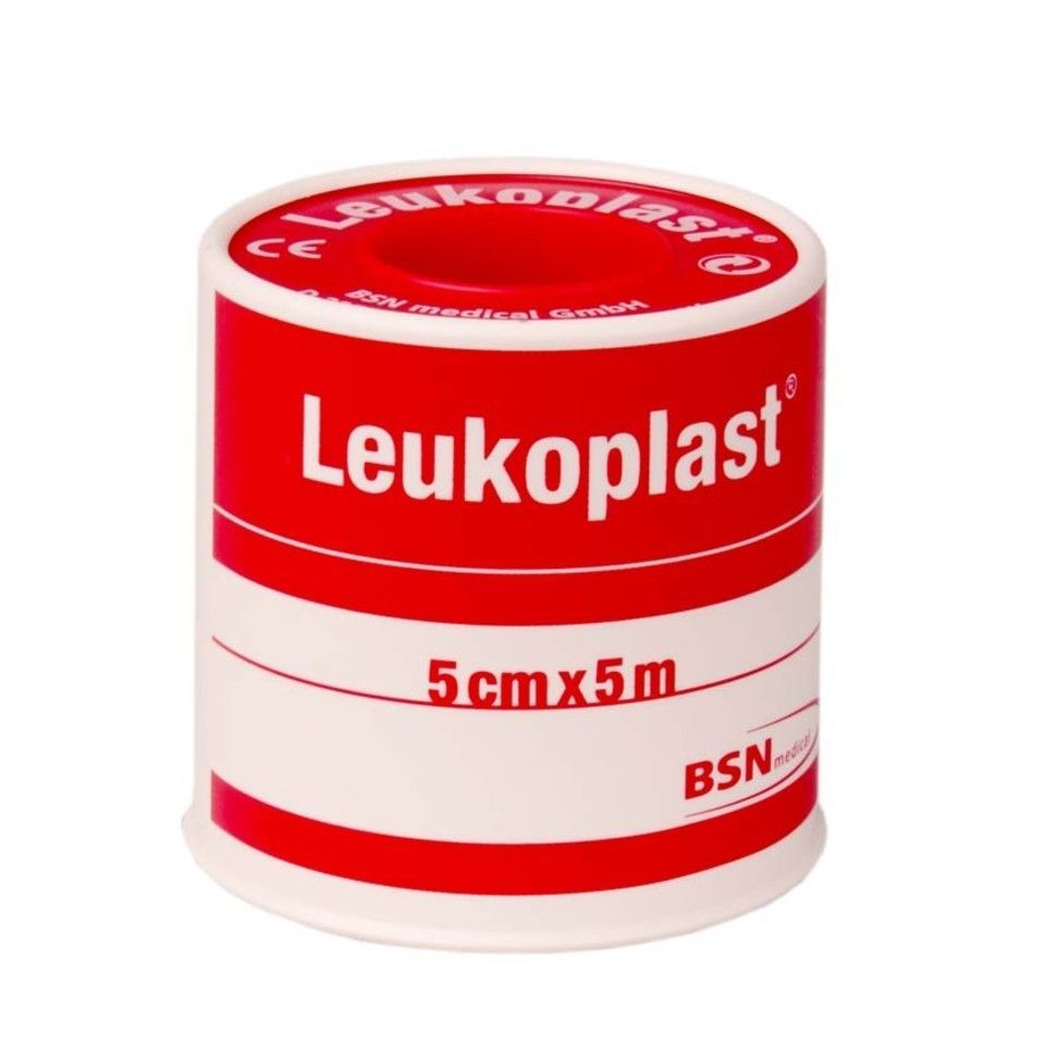 CEROTTO IN ROCCHETTO LEUKOPLAST S BIANCO 5CMX5M - Farmacia di Regoledo Srl
