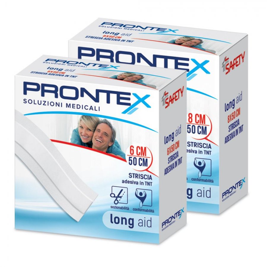 CEROTTO PRONTEX LONG AID 50X8CM - Farmacia di Regoledo Srl