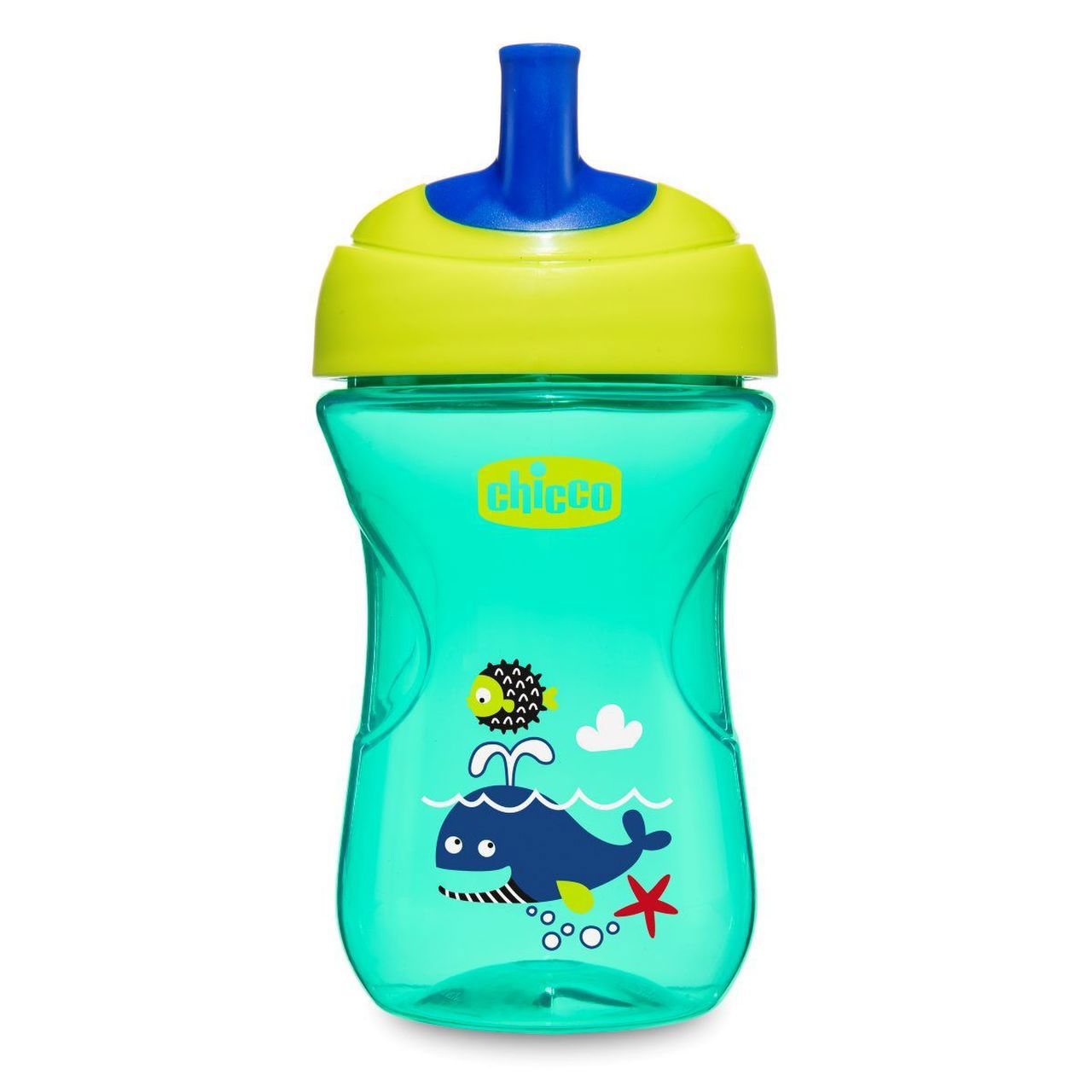 Chicco - Tazza Advanced Cup 12+ mesi - 266 ml Azzurro - Farmacia di Regoledo Srl