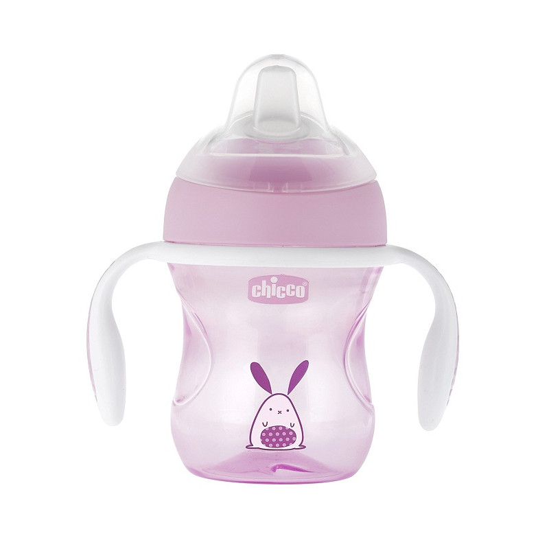 Chicco - Tazza Transitino Cup 4+ mesi - 200 ml Rosa - Farmacia di Regoledo Srl