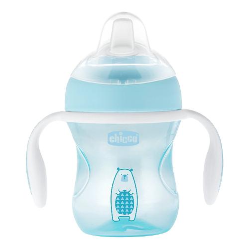 Chicco -  Tazza Transition Cup 4+ mesi - 200ml Azzurro - Farmacia di Regoledo Srl