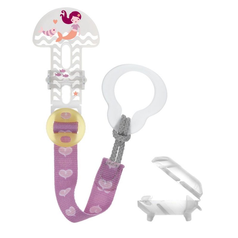 Mam Clip it & Cover - Clip e porta succhietto Rosa - Farmacia di Regoledo Srl