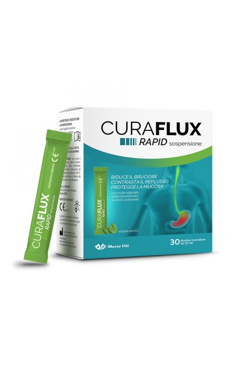 CURAFLUX RAPID SOSPENSIONE ORALE 30 BUSTINE - Farmacia di Regoledo Srl