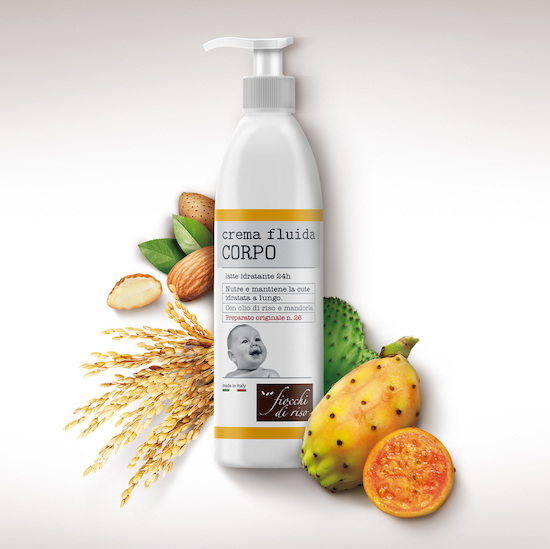 Fiocchi di riso - Crema corpo idratante 240ml - Farmacia di Regoledo Srl