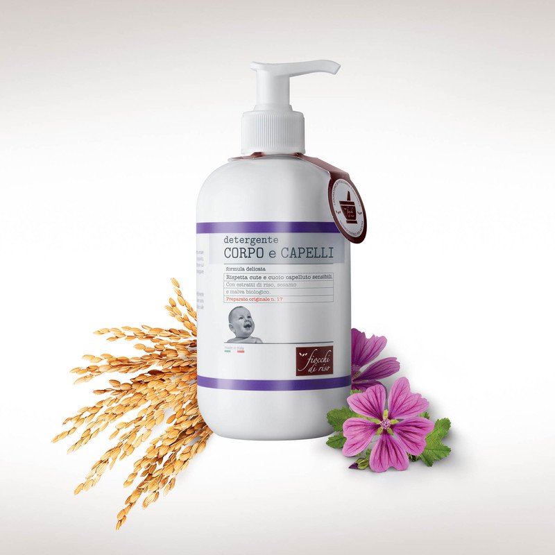 Fiocchi di Riso - Detergente capelli e corpo 400ml - Farmacia di Regoledo Srl