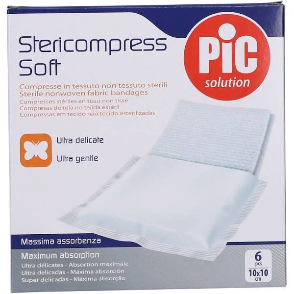 GARZA COMPRESSA LAPAROTOMICA IN TESSUTO NON TESSUTO 10X10CM 6 PEZZI - Farmacia di Regoledo Srl
