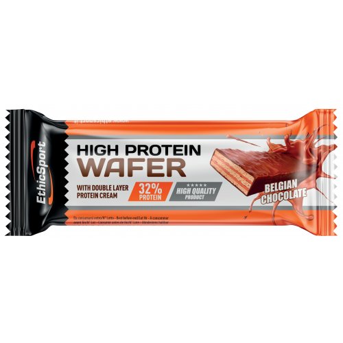 Ethicsport - High Protein Wafer - Gusto Cioccolato Belga 35 grammi - Farmacia di Regoledo Srl