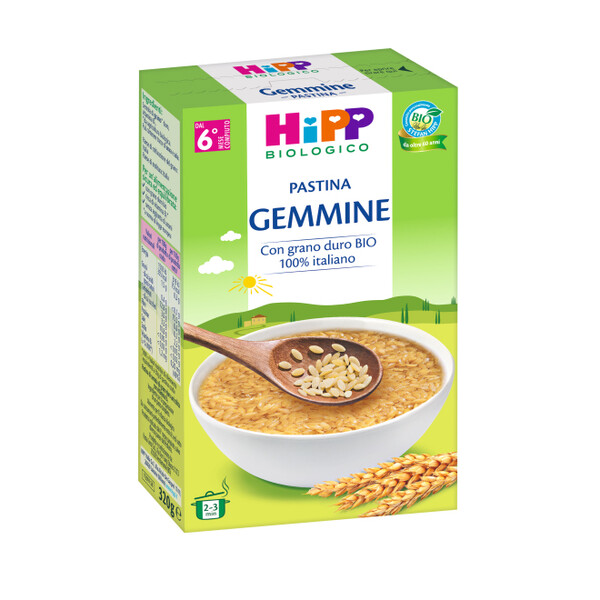 Hipp - Gemmine pastina biologica 320g - Farmacia di Regoledo Srl