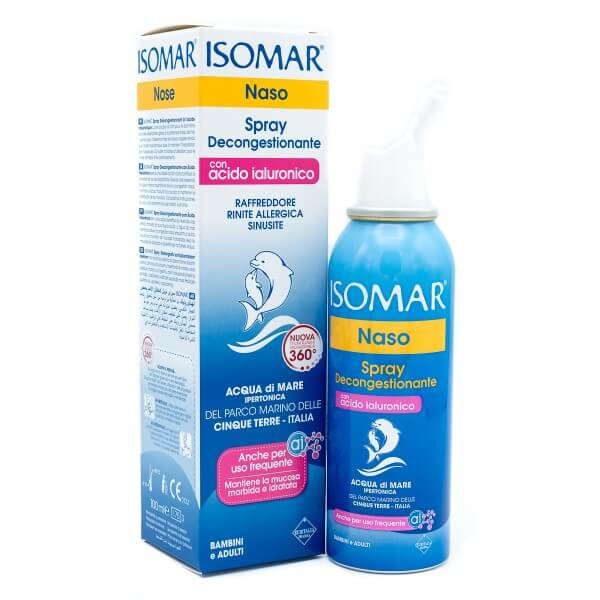 ISOMAR SPRAY DECONGESTIONANTE ACIDO IALURONICO 100 ML - Farmacia di Regoledo Srl