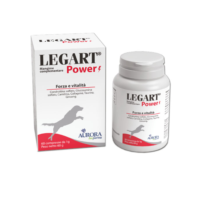 Legart Power - Mangime per la funzionalità articolare di cani e gatti - 60 compresse - Farmacia di Regoledo Srl