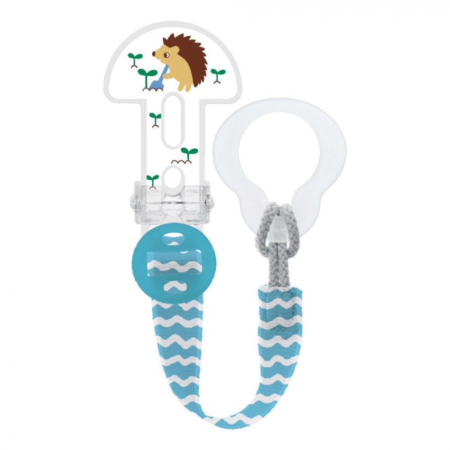 Mam Clip it & cover - Clip e porta succhietto Azzurro - Farmacia di Regoledo Srl