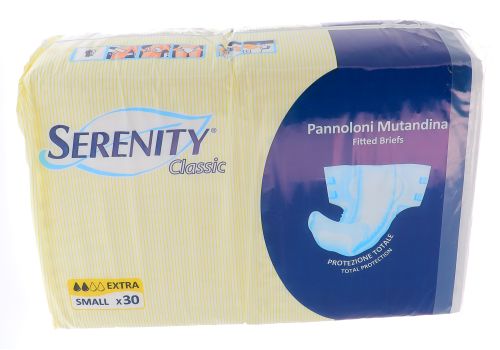 Serenity Classic - Pannolone per incontinenza Softdry - Assorbenza Extra Taglia Medium 30 pezzi - Farmacia di Regoledo Srl