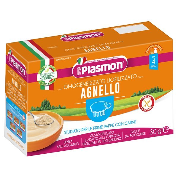 Plasmon -  Liofilizzato Agnello 3 x 10g - Farmacia di Regoledo Srl