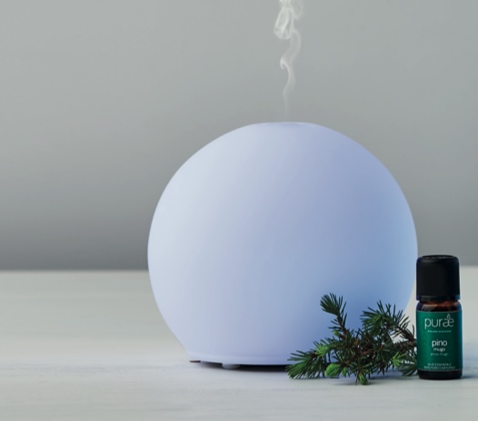 Purae - AURA - Diffusore ad ultrasuoni in vetro - Farmacia di Regoledo Srl