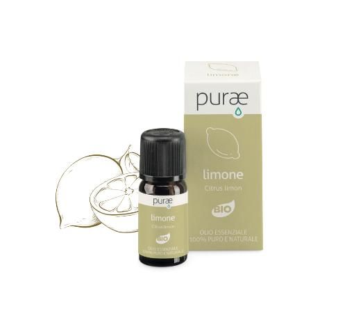 Purae - Olio essenziale Limone Bio (Citrus Limon) - 10 ml - Farmacia di Regoledo Srl