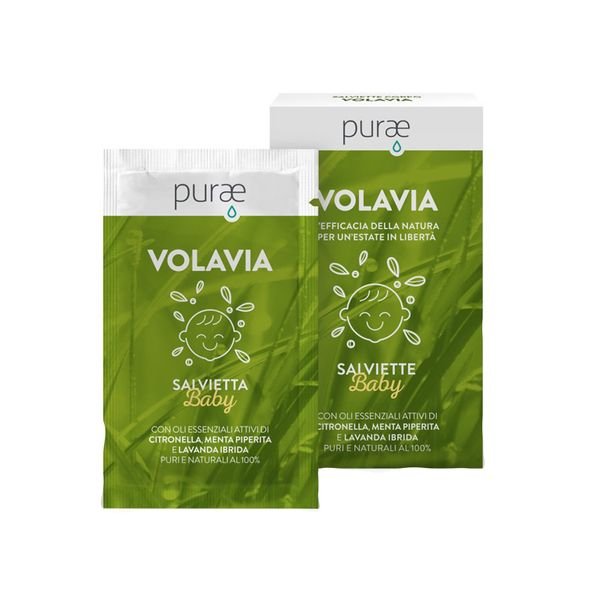 Purae - Vola Via - Salviettine corpo 12 pezzi - Farmacia di Regoledo Srl