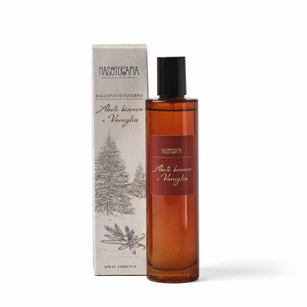 Nasoterapia - La prima Neve -  Spray Ambienti e Tessuti Abete Bianco e Vaniglia - 100ml - Farmacia di Regoledo Srl