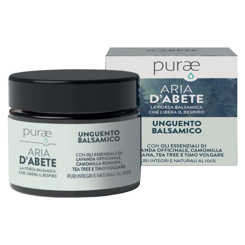 Purae - Aria d'abete - Unguento balsamico con olio essenziale - 50ml - Farmacia di Regoledo Srl