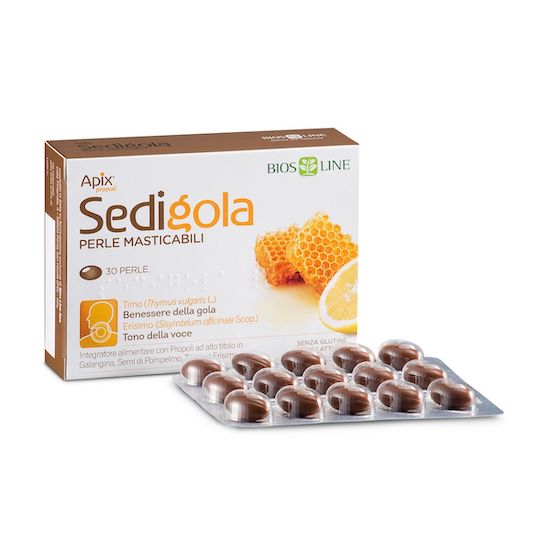Sedigola perle masticabili 30 perle - Farmacia di Regoledo Srl
