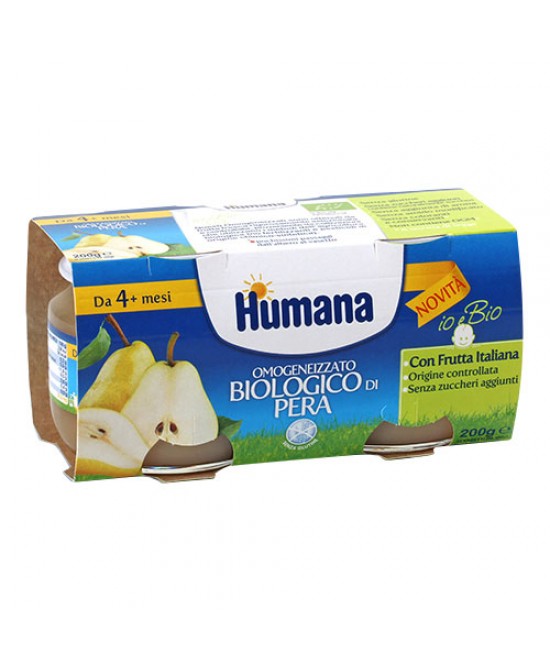 Humana - Omogenizzato Pera bio - 2 vasetti 100g - Farmacia di Regoledo Srl