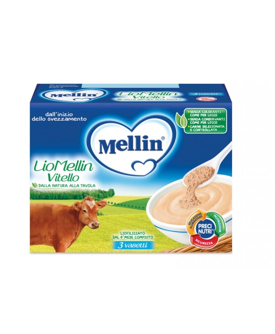 Mellin - Liofilizzato Vitello 3 x 10g - Farmacia di Regoledo Srl