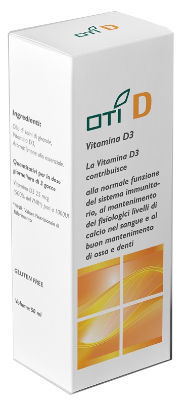 OTI D VITAMINA D3 GOCCE 50ML - Farmacia di Regoledo Srl
