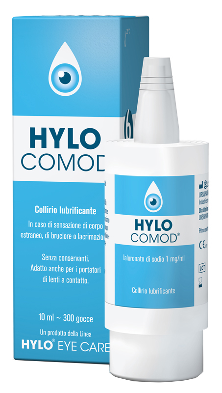 Hylo-Comod Collirio Lubrificante - Flaconcino da 10ml - Farmacia di Regoledo Srl