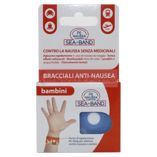 BRACCIALE ANTI NAUSEA PER BAMBINI P6 NAUSEA CONTROL 2 PEZZI - Farmacia di Regoledo Srl