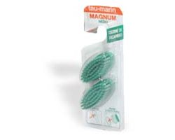 Taumarin - Testina ricambio setole medie magnum - 2 pezzi - Farmacia di Regoledo Srl