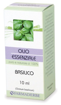 Farmaderbe - Olio essenziale Basilico (Ocimum basilicum) - 10 ml - Farmacia di Regoledo Srl
