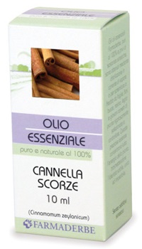 Farmaderbe - Olio essenziale Cannella scorze (Cinnamomum verum) - 10 ml - Farmacia di Regoledo Srl