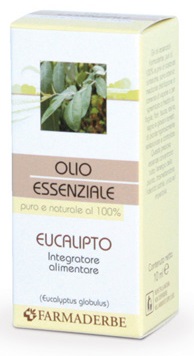 Farmaderbe - Olio essenziale Eucalipto (Eucalyptus globulus) - 10 ml - Farmacia di Regoledo Srl