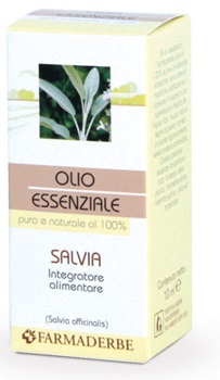 Farmaderbe - Olio essenziale di Salvia - 10 ml - Farmacia di Regoledo Srl