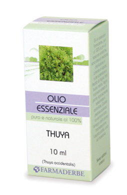 Farmaderbe - Olio essenziale di Thuya (Thuya occidentalis) - 10 ml - Farmacia di Regoledo Srl