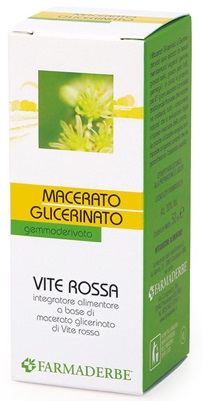 VITE ROSSA MACERATO GLICERINATO 50 ML - Farmacia di Regoledo Srl