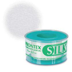CEROTTO ROCCHETTO PRONTEX SILK SETA 2,5X500 CM - Farmacia di Regoledo Srl