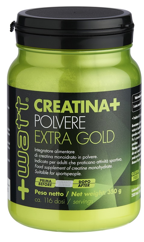 +Watt - Creatina+ polvere Extra gold - 350 grammi - Farmacia di Regoledo Srl
