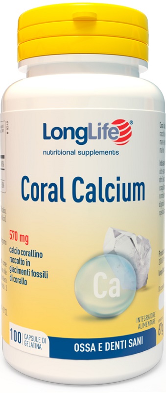 Longlife Coral Calcium 100 capsule - Farmacia di Regoledo Srl