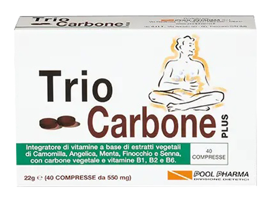 TRIOCARBONE PLUS 40 COMPRESSE - Farmacia di Regoledo Srl