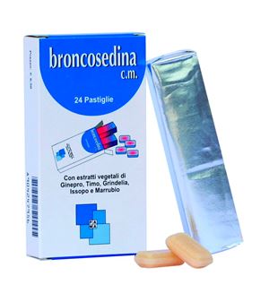 Broncosedina c.m. 24 pastiglie 70g - Farmacia di Regoledo Srl