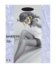 MARILYN 30 SHEER CALZA AUTOREGGENTE NERO 2 - Farmacia di Regoledo Srl