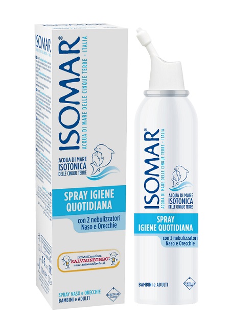 SOLUZIONE ACQUA DI MARE ISOMAR SPRAY IGIENE QUOTIDIANA 100 ML - Farmacia di Regoledo Srl