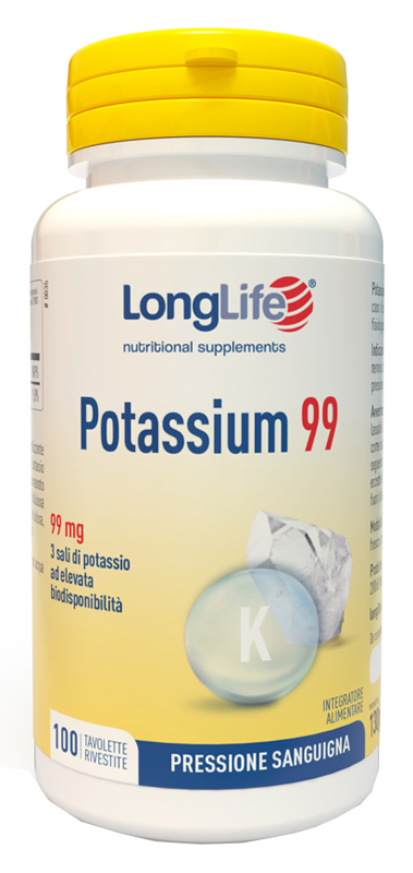 LONGLIFE POTASSIUM 99 100 TAVOLETTE RIVESTITE - Farmacia di Regoledo Srl