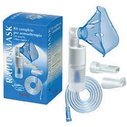 KIT COMPLETO PRONTEX RAPID MASK PER AEROSOLTERAPIA CON AMPOLLA PLASTICA +MASCHERA PER ADULTI +TUBO PRESSIONE +ACCESSORIO NASALE +BOCCHERUOLA - Farmacia di Regoledo Srl
