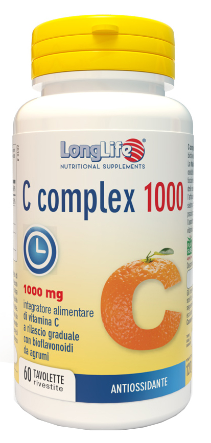 LONGLIFE C COMPLEX 1000 T/R 60 TAVOLETTE RIVESTITE - Farmacia di Regoledo Srl