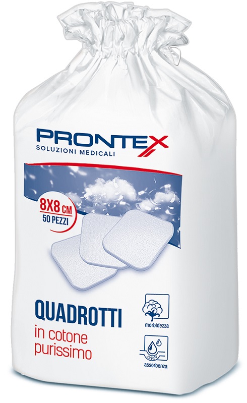 COTONE IDROFILO PRONTEX QUADROTTI - Farmacia di Regoledo Srl