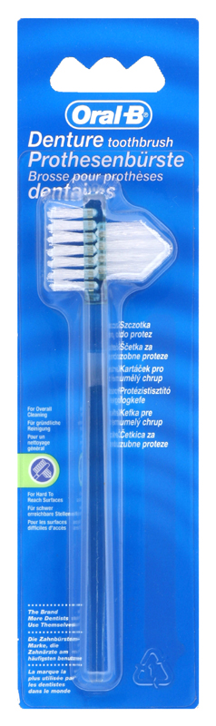 Oral-B - Spazzolino per dentiere - Farmacia di Regoledo Srl